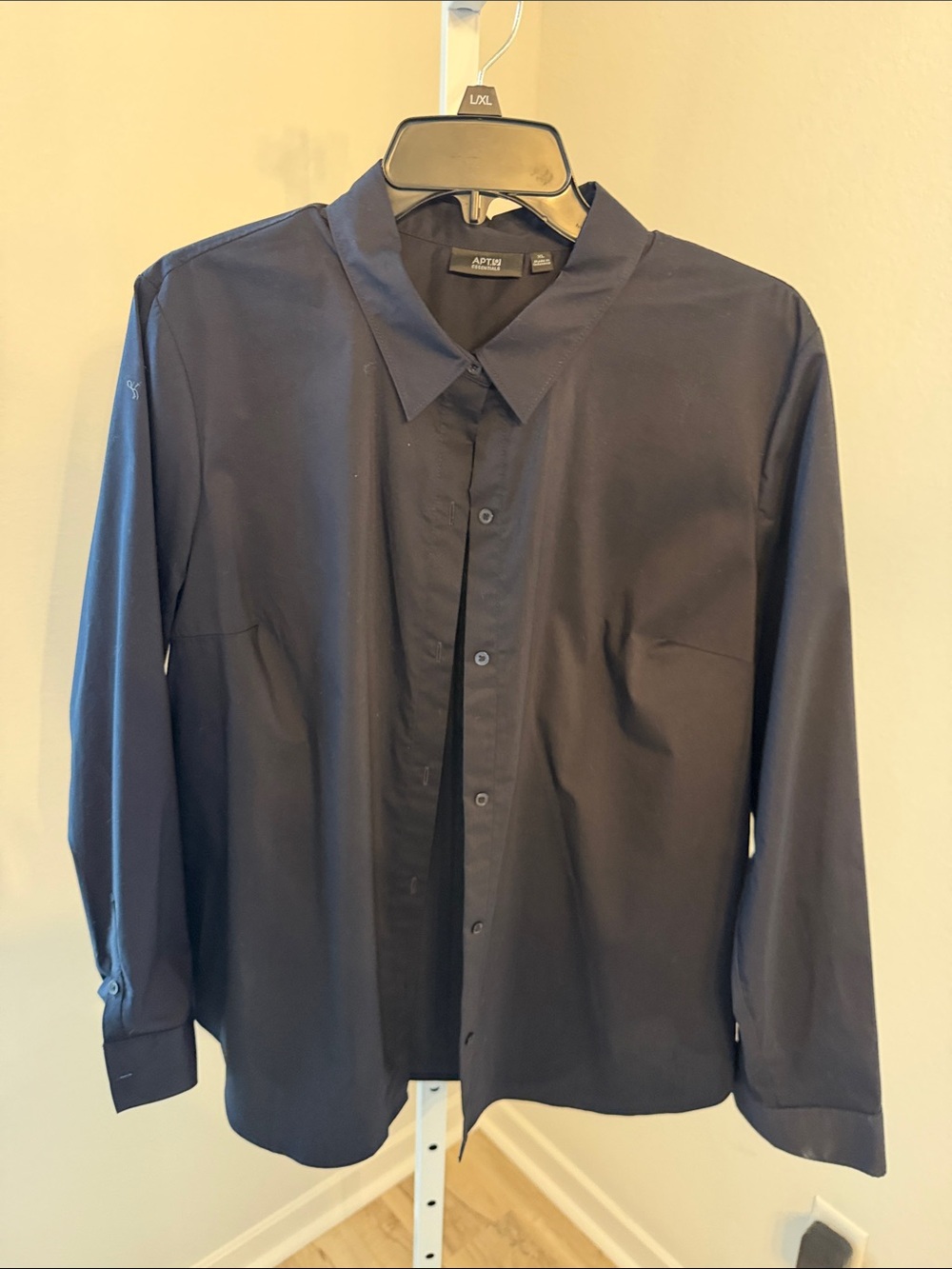 Apt. 9 Men's Dark Navy Button-Up Dress Shirt